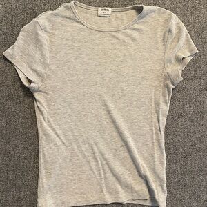Cotton On Gray Fitted Short Sleeve T-Shirt